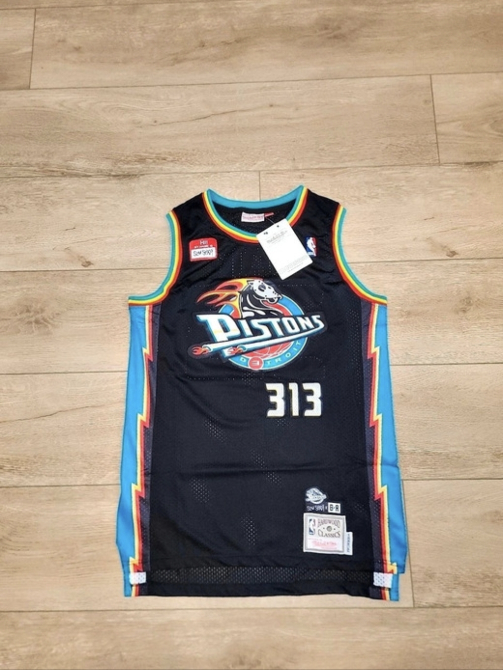 Detroit Pistons x Eminem Stitched Embroidered Jersey Men Size Large New With Tag